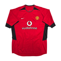 2002/04 Manchester United Home Football Shirt (XL) Umbro - Football Finery - FF305055