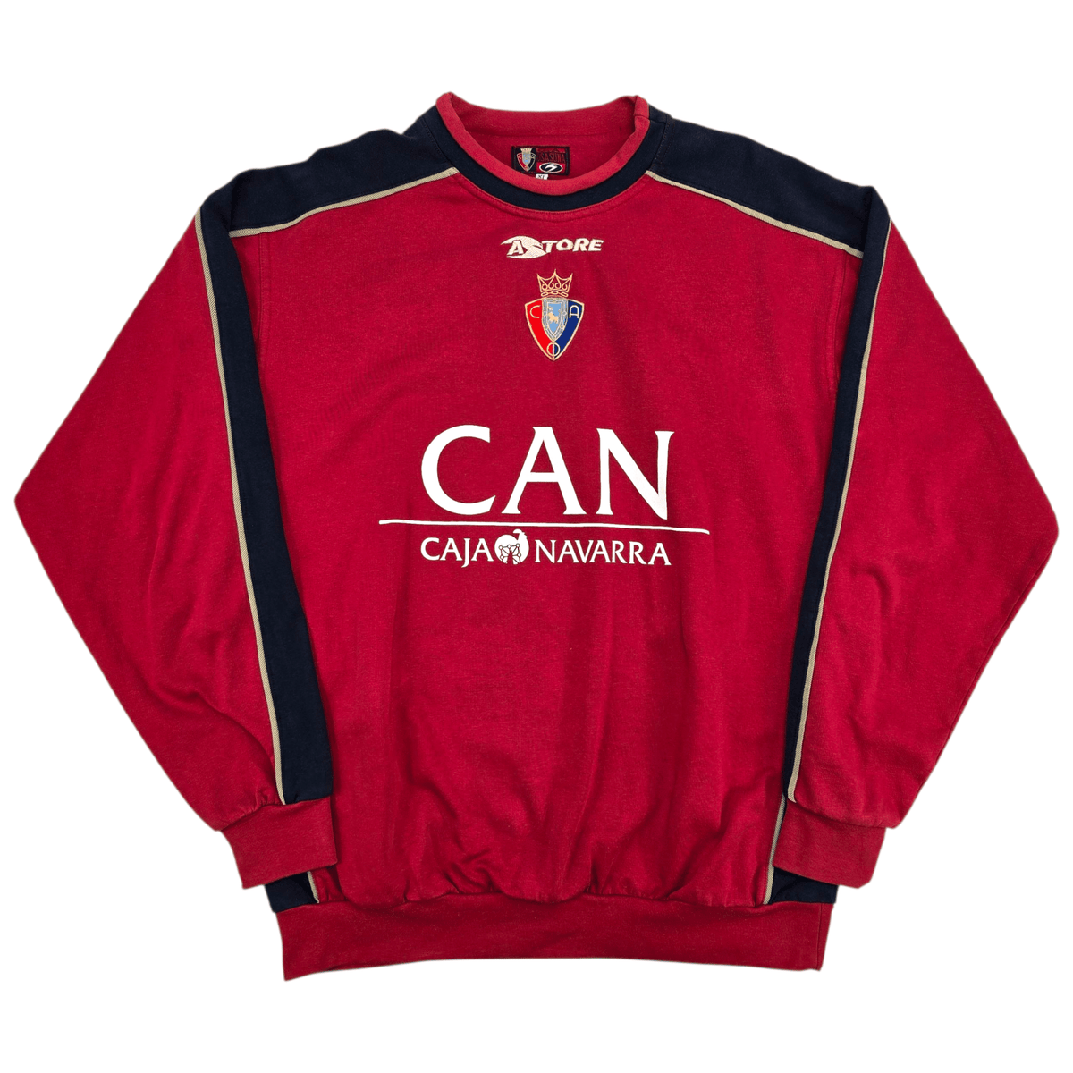 2002/04 Osasuna Training Sweater (XL) Astore - Football Finery - FF302626