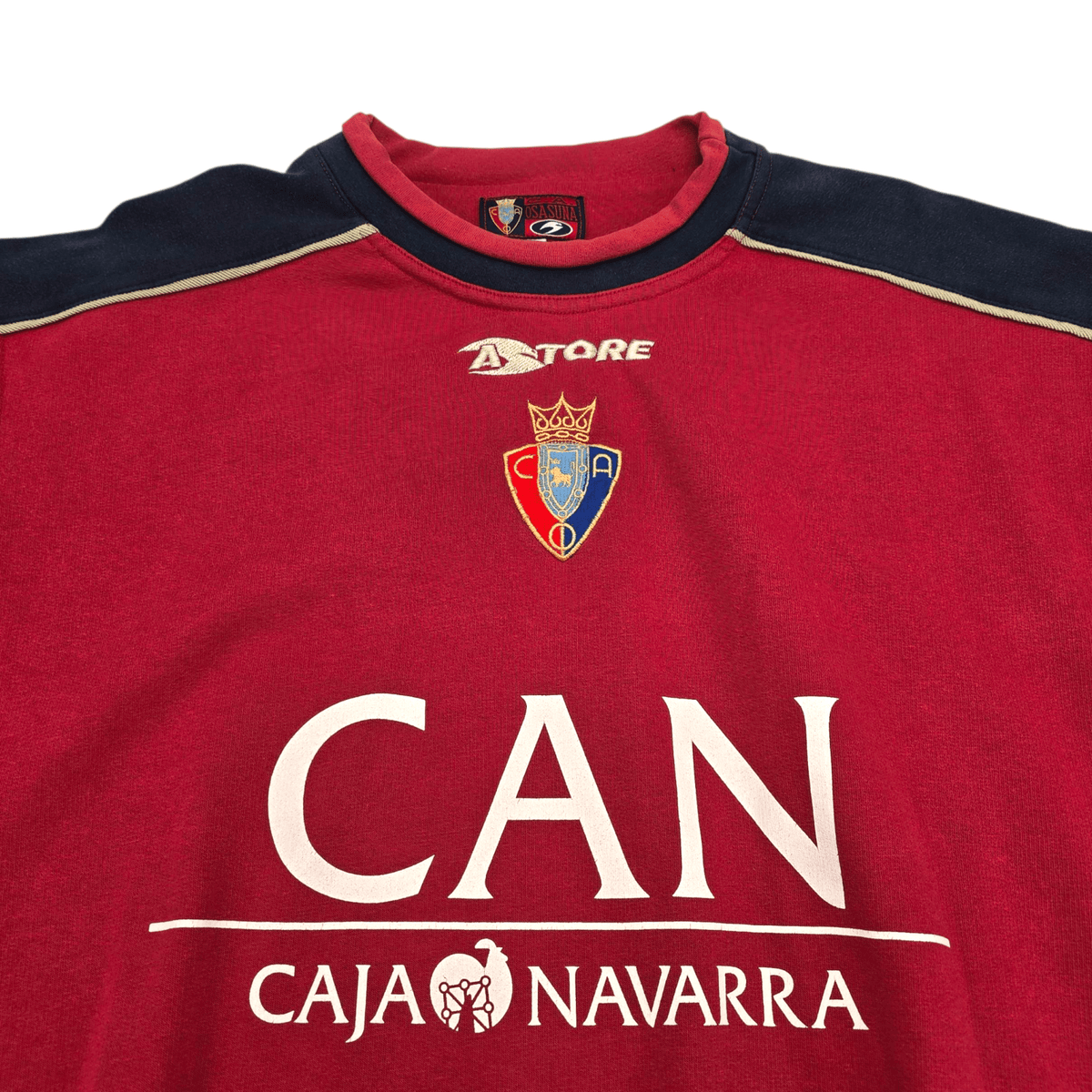 2002/04 Osasuna Training Sweater (XL) Astore - Football Finery - FF302626