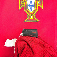 2002/04 Portugal Home Football Shirt (M) Nike #7 Figo - Football Finery - FF204315