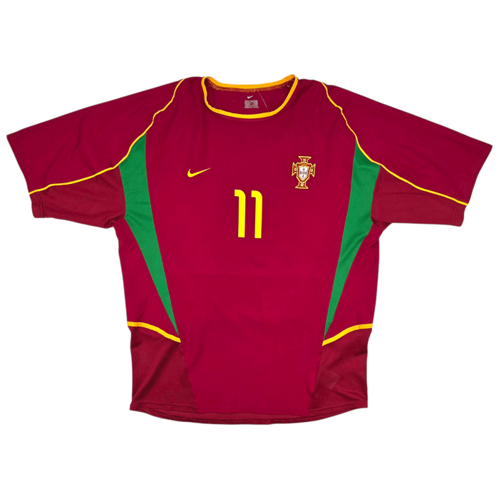 2002/04 Portugal Home Football Shirt (XL) Nike 11. C.Ronaldo - Football Finery - FF301654