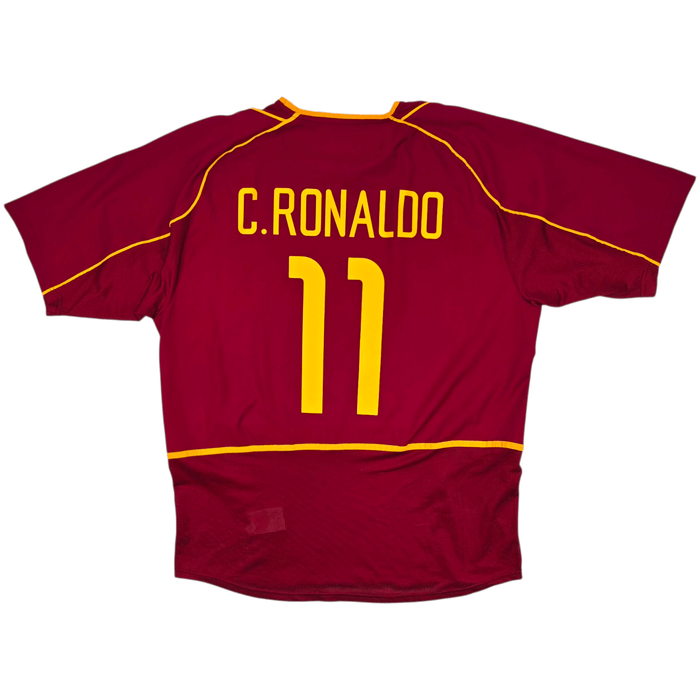 2002/04 Portugal Home Football Shirt (XL) Nike 11. C.Ronaldo - Football Finery - FF301654
