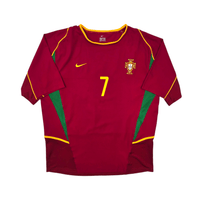 2002/04 Portugal Home Football Shirt (XL) Nike 7 Figo - Football Finery - FF303092