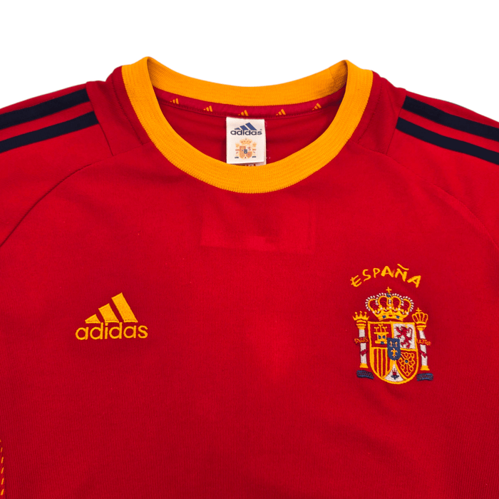 2002/04 Spain Home Football Shirt (XL) Adidas - Football Finery - FF305371