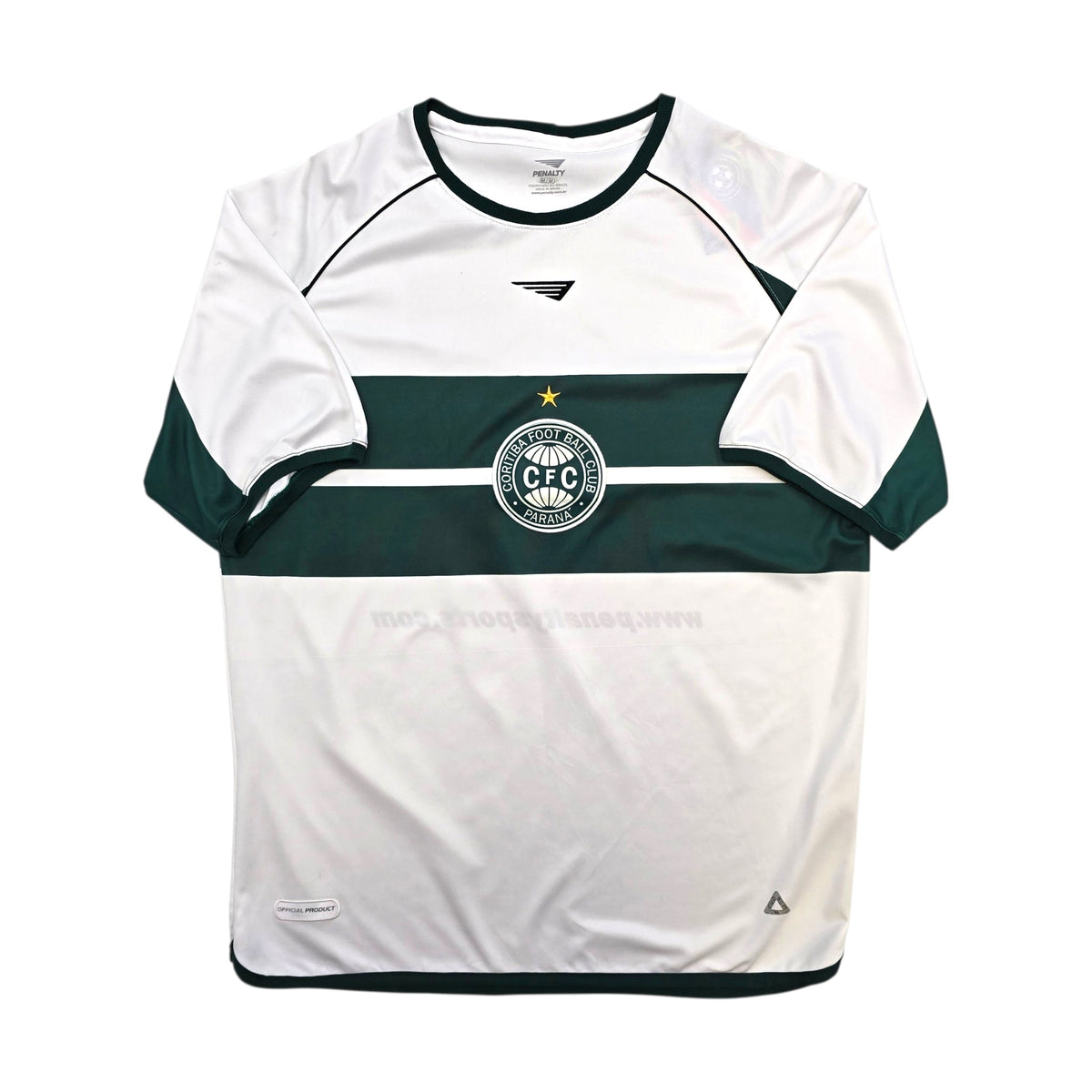 2003 Coritiba Home Football Shirt (M) Penalty - Football Finery - FF305142