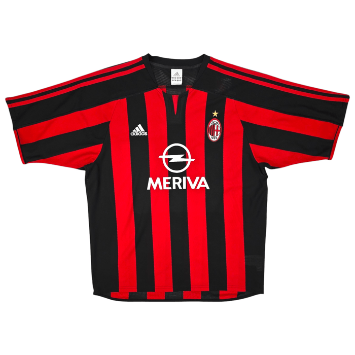 2003/04 AC Milan Home Football Shirt (L) Adidas #3 Maldini - Football Finery - FF204544