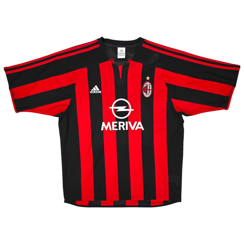 2003/04 AC Milan Home Football Shirt (L) Adidas #3 Maldini - Football Finery - FF204544