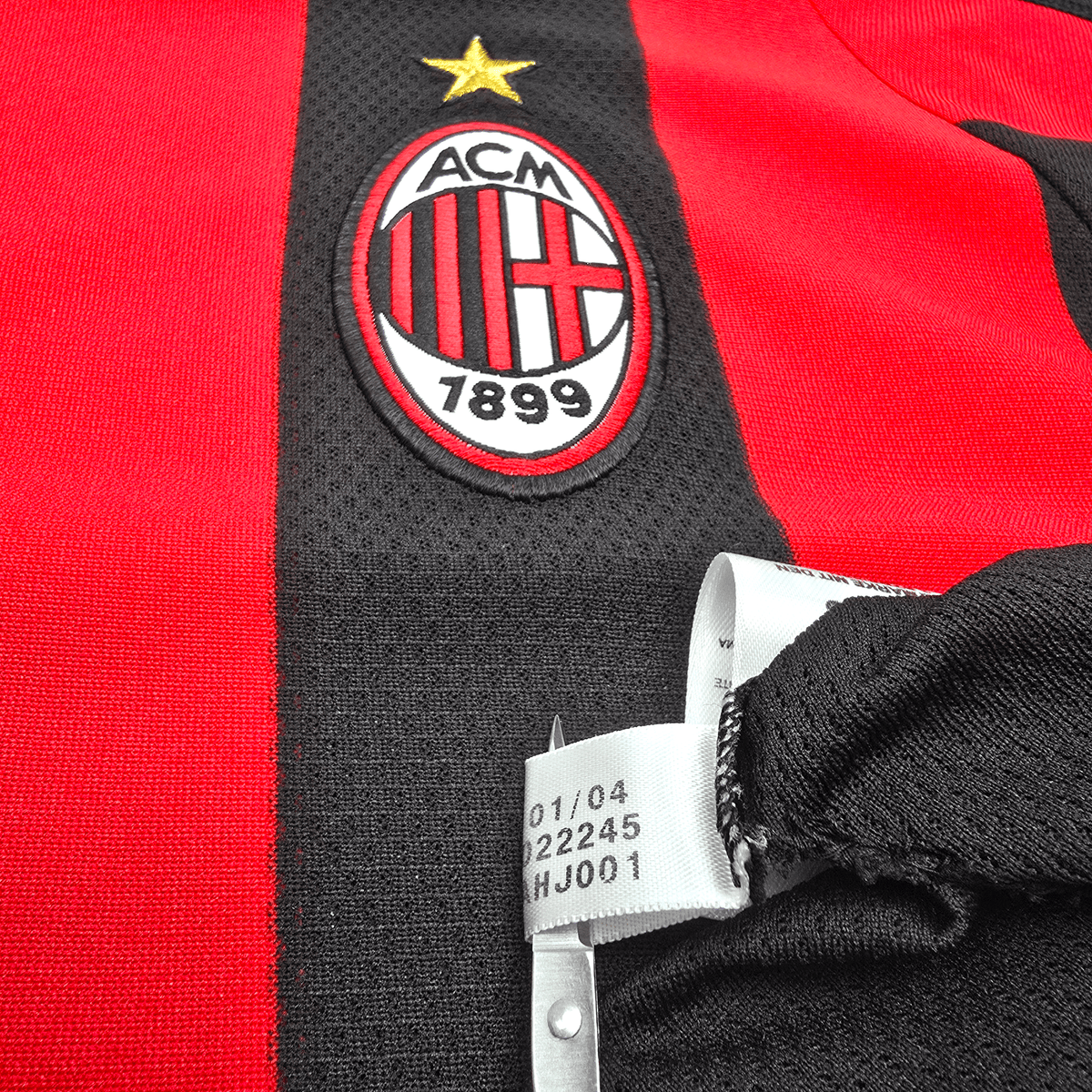 2003/04 AC Milan Home Football Shirt (XL) Adidas 3 Maldini - Football Finery - FF303231