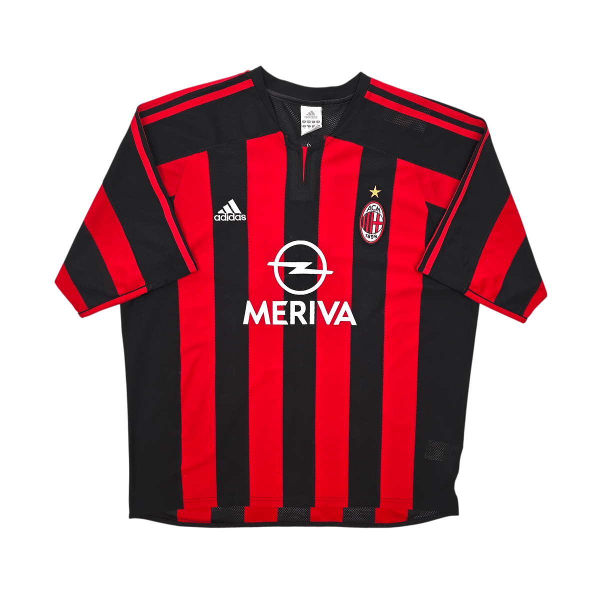 2003/04 AC Milan Home Football Shirt (XL) Adidas 3 Maldini - Football Finery - FF303231