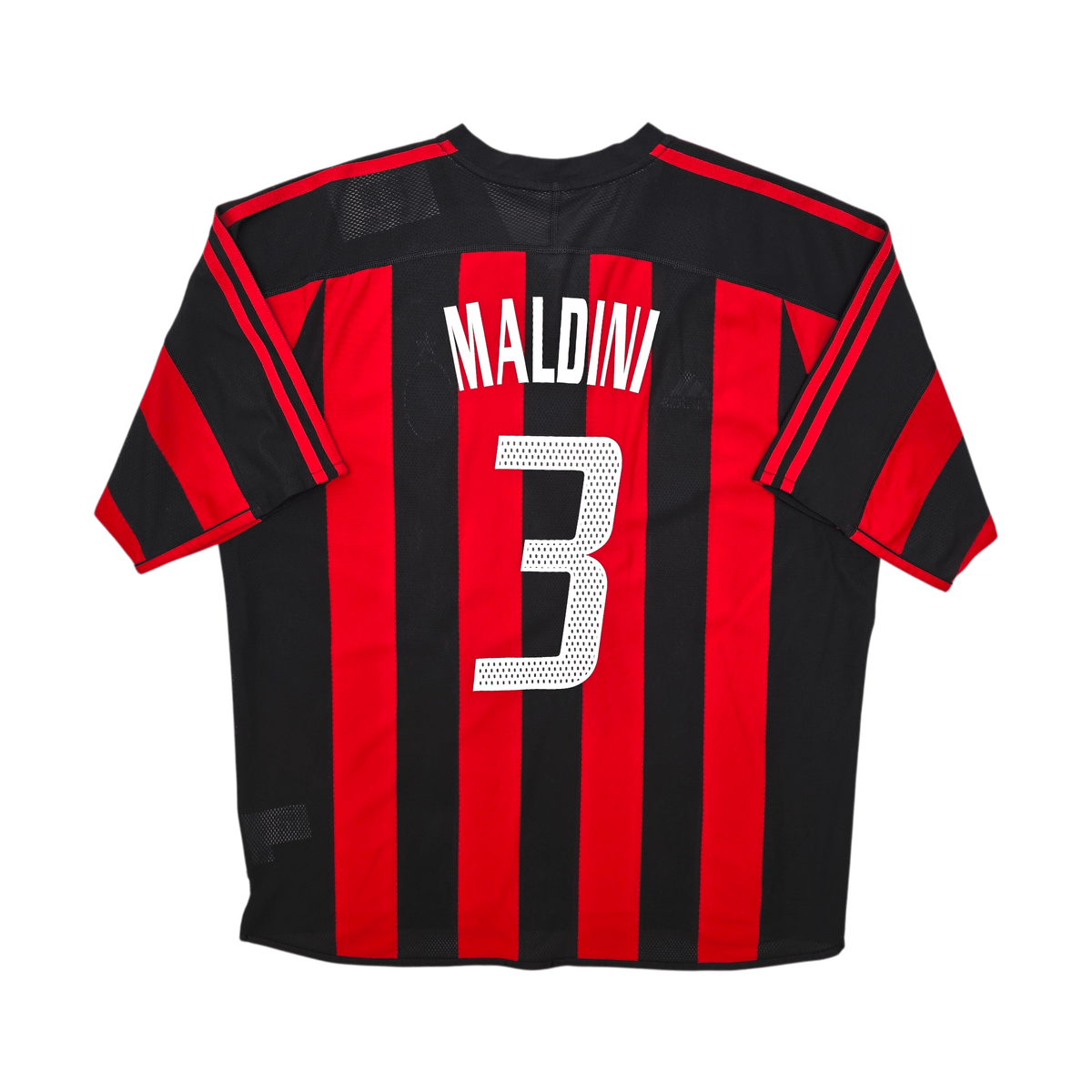 2003/04 AC Milan Home Football Shirt (XL) Adidas 3 Maldini - Football Finery - FF303231