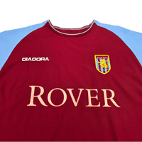 2003/04 Aston Villa Home Football Shirt (L) Diadora - Football Finery - FF302983