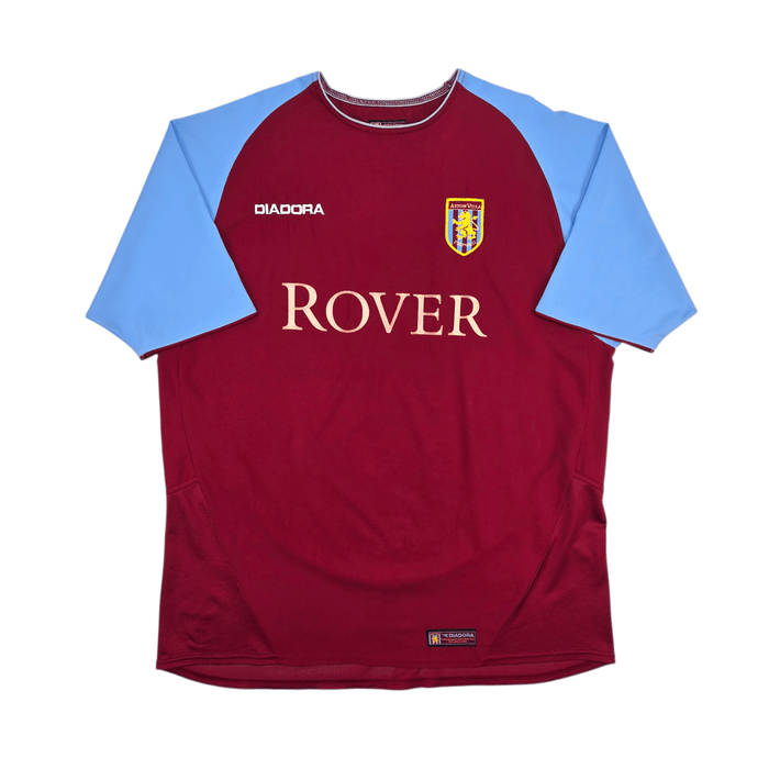 2003/04 Aston Villa Home Football Shirt (L) Diadora - Football Finery - FF302983