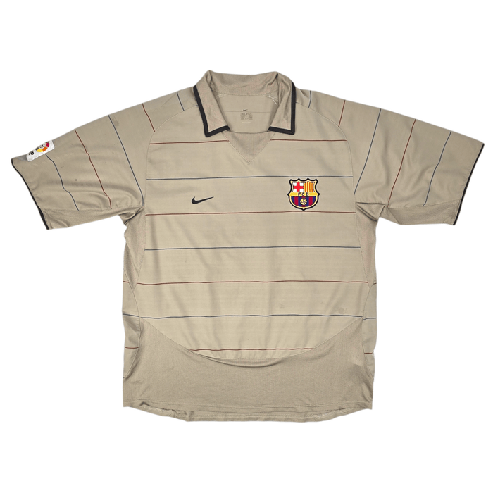 2003/04 Barcelona Away Football Shirt (XL) Nike #10 Ronaldinho - Football Finery - FF204628