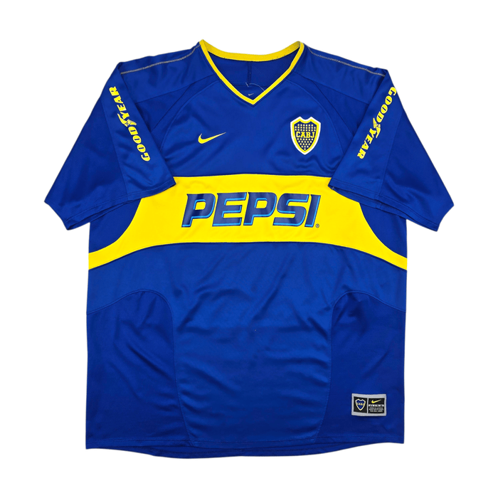 2003/04 Boca Juniors Home Football Shirt (XL) Nike - Football Finery - FF302174