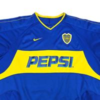 2003/04 Boca Juniors Home Football Shirt (XL) Nike - Football Finery - FF302174