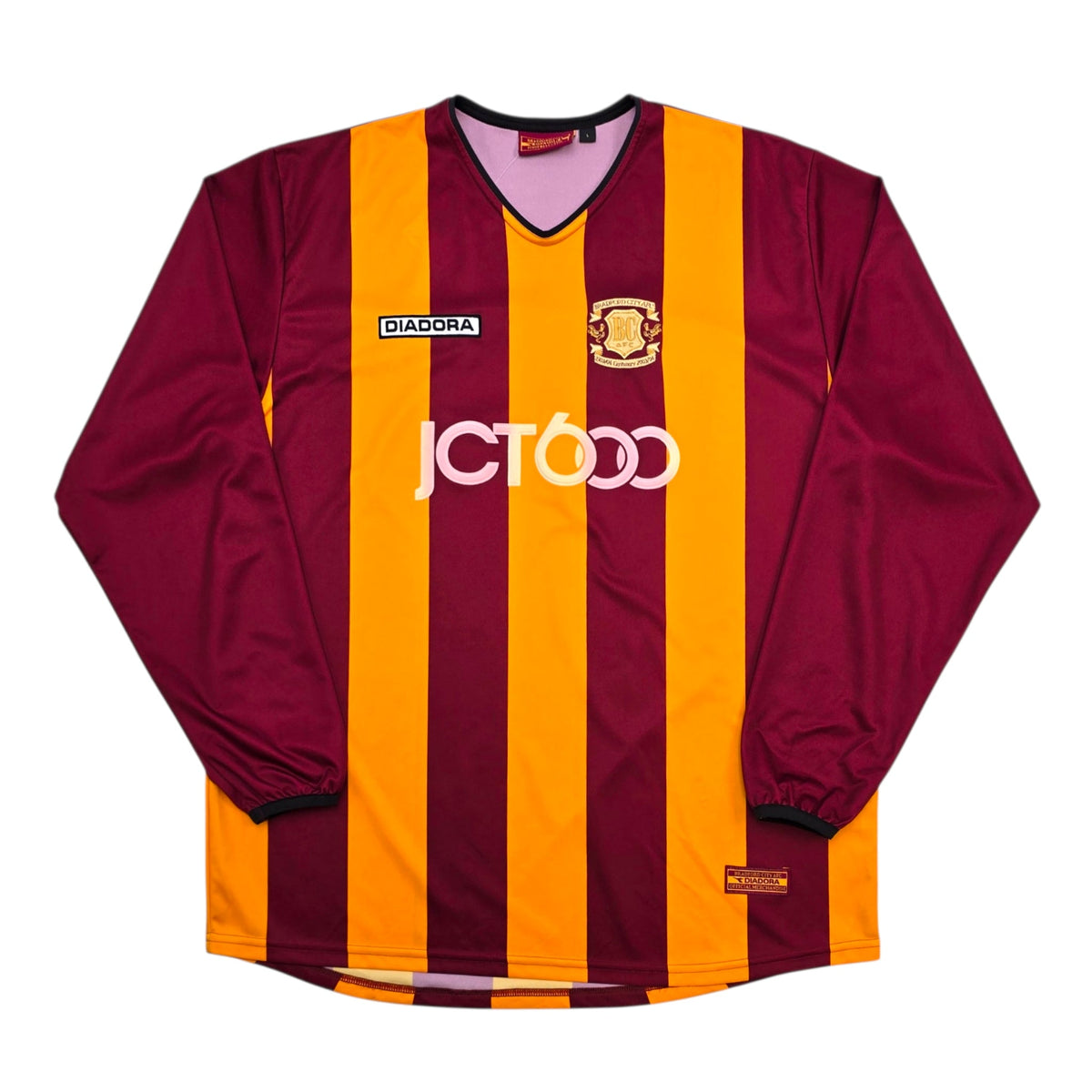 2003/04 Bradford City Home Football Shirt (L) Diadora (Centenary Shirt) - Football Finery - FF304637