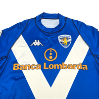 2003/04 Brescia Home Football Shirt (L) Kappa 10 Baggio - Football Finery - FF302908