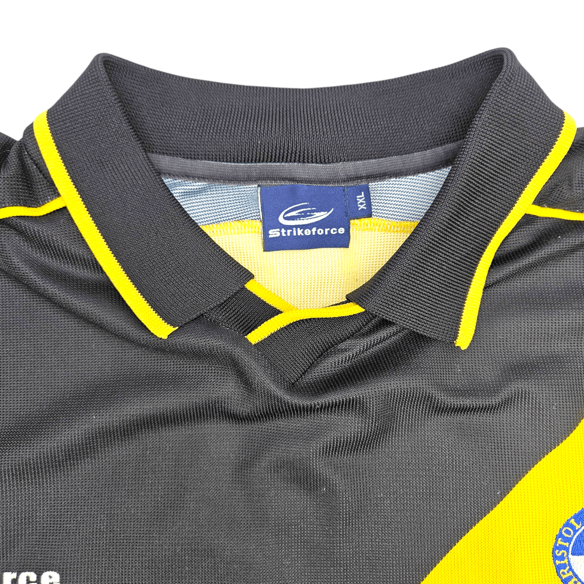 2003/04 Bristol Rovers Away Football Shirt (2XL) Strikeforce (Signed by Squad) - Football Finery - FF300133