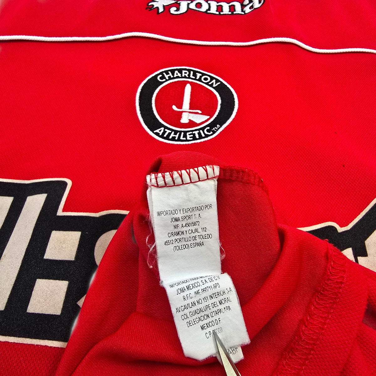 2003/04 Charlton Athletic Home Football Shirt (XL) Joma 11 Di Canio - Football Finery - FF306307
