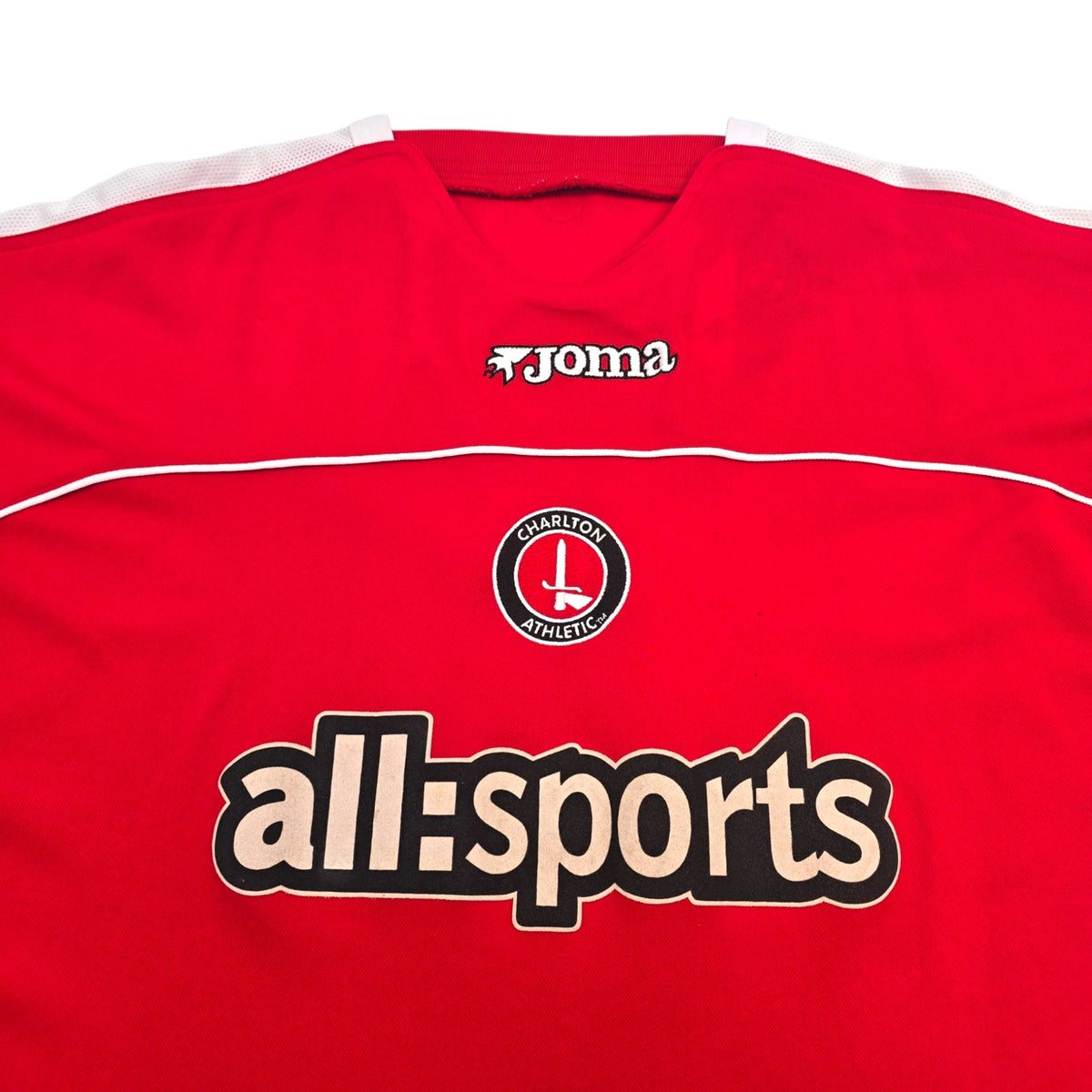 2003/04 Charlton Athletic Home Football Shirt (XL) Joma 11 Di Canio - Football Finery - FF306307