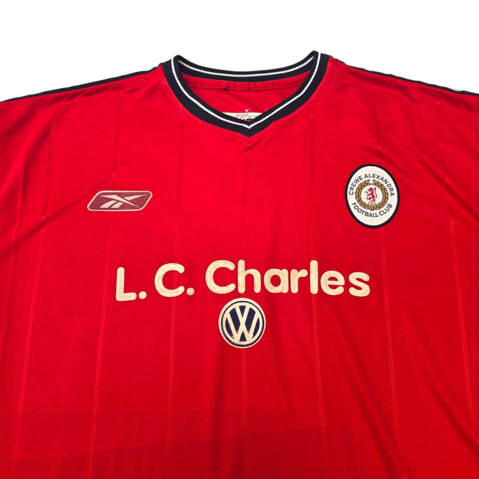 2003/04 Crewe Alexandra Home Football Shirt (XL) Reebok - Football Finery - FF306300