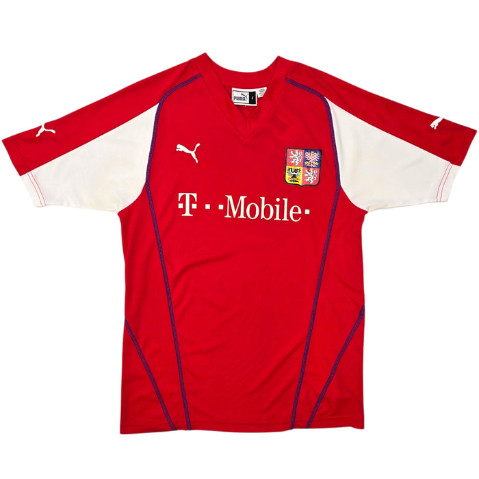 2003/04 Czech Republic Home Football Shirt (L) Puma - Football Finery - FF305253