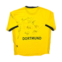 2003/04 Dortmund Home Football Shirt (XL) Goool (Squad Signed) - Football Finery - FF304739