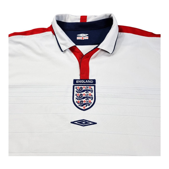 2003/04 England Home Football Shirt (L) Umbro - Football Finery - FF202761