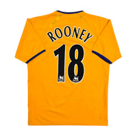 2003/04 Everton Away Football Shirt (M) Puma 18 Rooney - Football Finery - FF306093