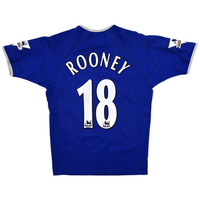 2003/04 Everton Home Football Shirt (S) Puma 18 Rooney - Football Finery - FF302730