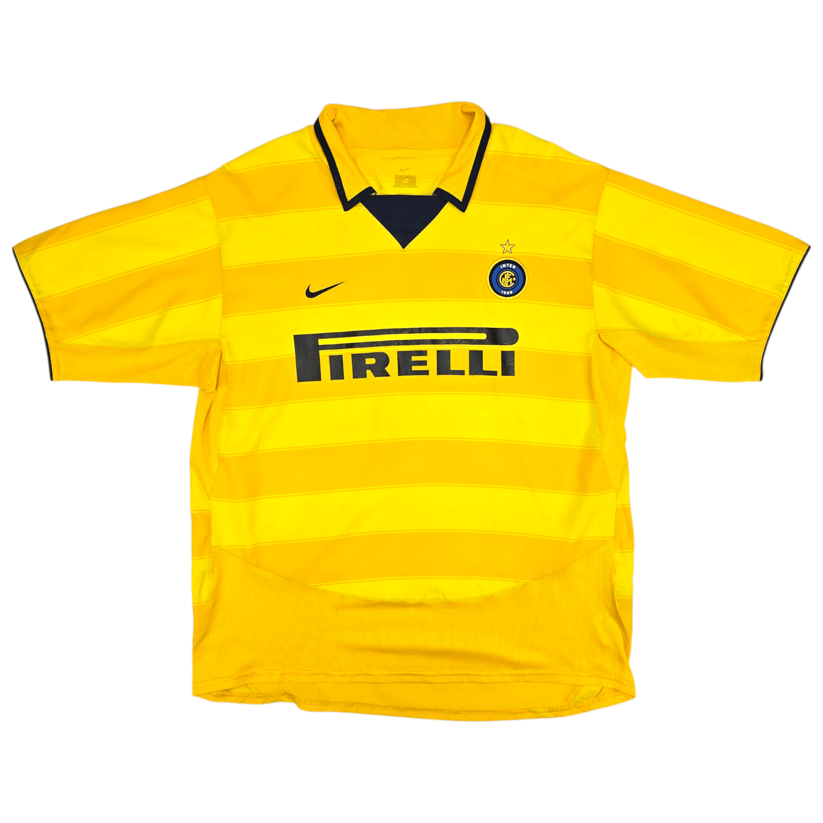 2003/04 Inter Milan Away Football Shirt (XL) Nike 4 J. Zanetti - Football Finery - FF301196