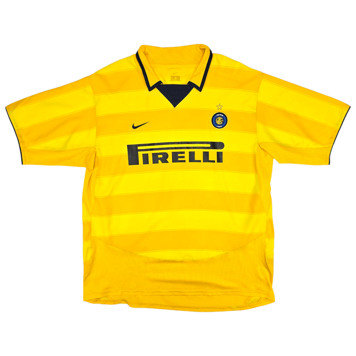 2003/04 Inter Milan Away Football Shirt (XL) Nike 4 J. Zanetti - Football Finery - FF301196