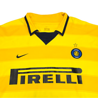 2003/04 Inter Milan Away Football Shirt (XL) Nike 4 J. Zanetti - Football Finery - FF301196