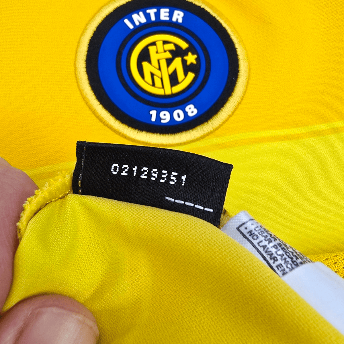 2003/04 Inter Milan Away Football Shirt (XL) Nike 4 J. Zanetti - Football Finery - FF301196