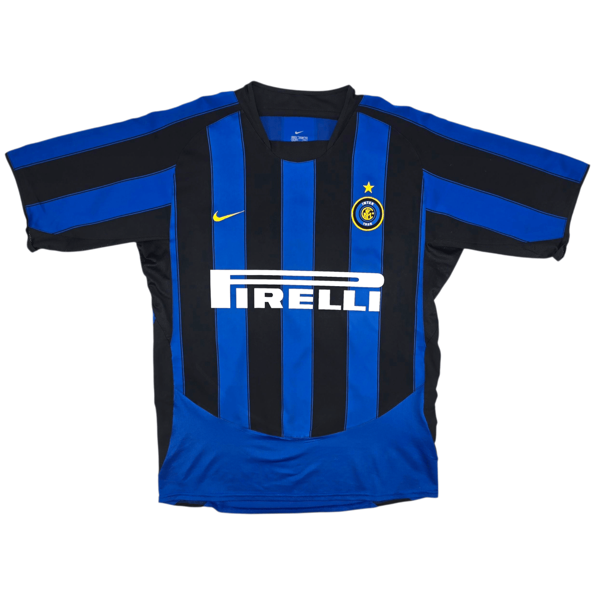 2003/04 Inter Milan Home Football Shirt (M) Nike 10 Adriano - Football Finery - FF302914