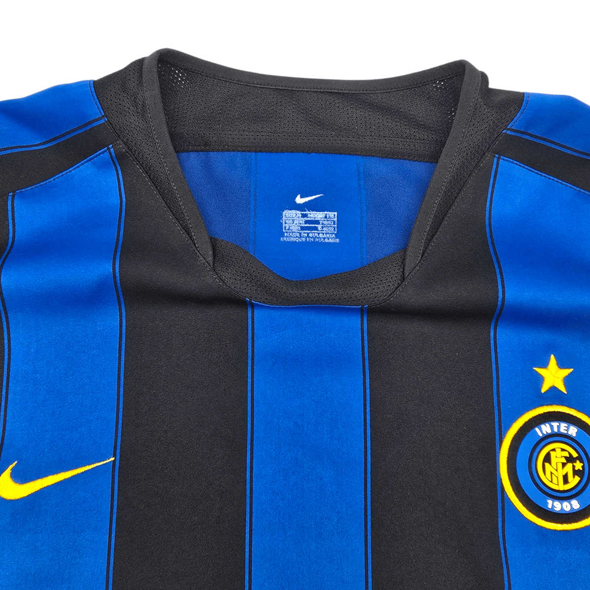 2003/04 Inter Milan Home Football Shirt (M) Nike 10 Adriano - Football Finery - FF302914