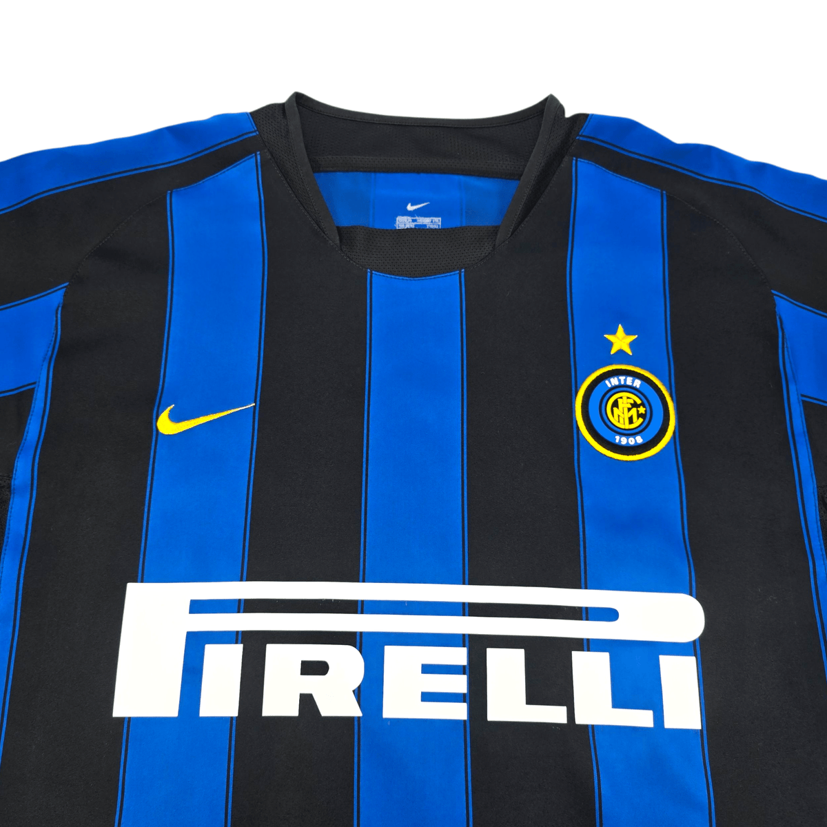 2003/04 Inter Milan Home Football Shirt (M) Nike 10 Adriano - Football Finery - FF302914