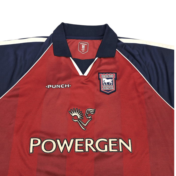 2003/04 Ipswich Town Away Football Shirt (2XL) Punch - Football Finery - FF301514