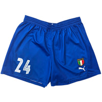 2003/04 Italy Football Shorts (L) Puma | Home (24) - Football Finery - SS10010