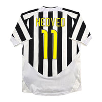 2003/04 Juventus Home Football Shirt (S) Nike 11 Nedved - Football Finery - FF305687