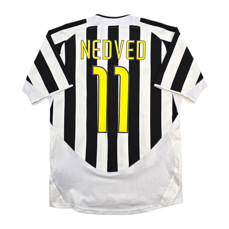 2003/04 Juventus Home Football Shirt (S) Nike 11 Nedved - Football Finery - FF305687