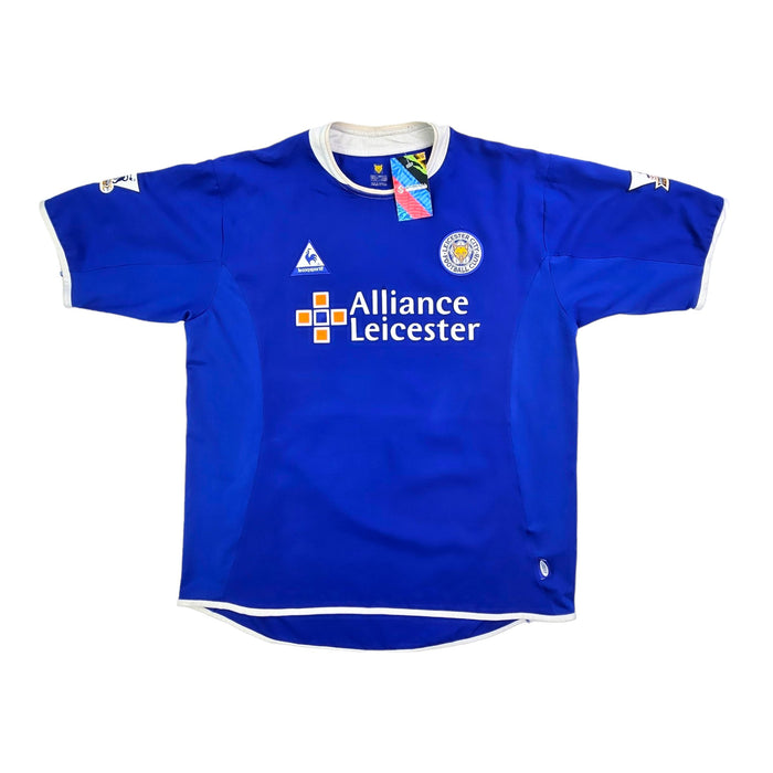 2003/04 Leicester City Home Football Shirt (L) Le Coq Sportif # 9 Ferdinand - Football Finery - FF202417