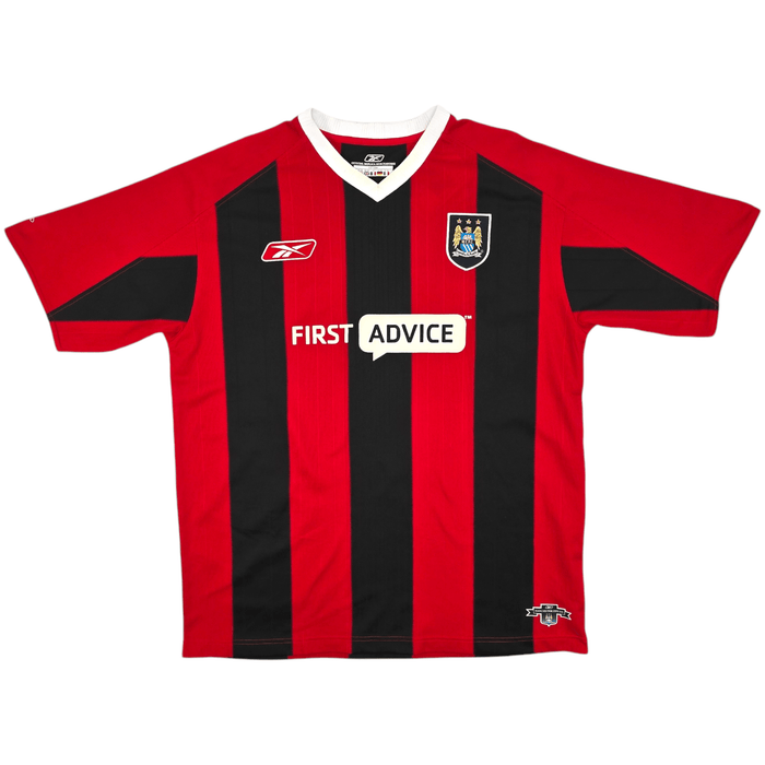 2003/04 Manchester City Away Football Shirt (L) Reebok - Football Finery - FF300181