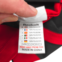 2003/04 Manchester City Away Football Shirt (M) Reebok 39 Anelka - Football Finery - FF302385