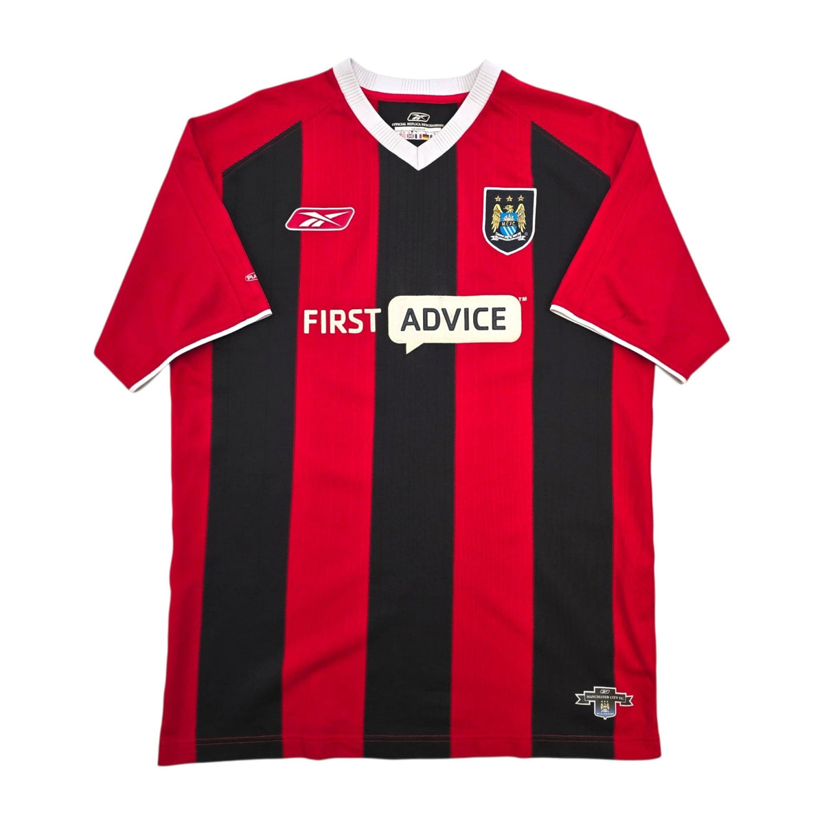 2003/04 Manchester City Away Football Shirt (M) Reebok - Football Finery - FF306832