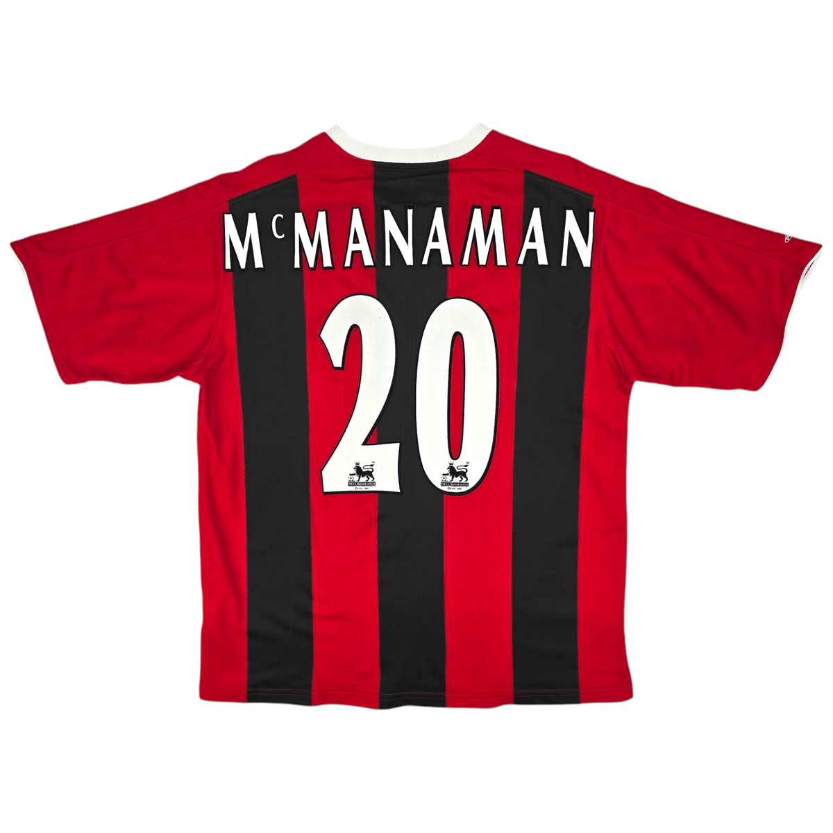 2003/04 Manchester City Away Football Shirt (XL) Reebok #20 McManaman - Football Finery - FF300179