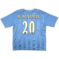 2003/04 Manchester City Home Football Shirt (2XL) Reebok 20 McManaman - Football Finery - FF301211