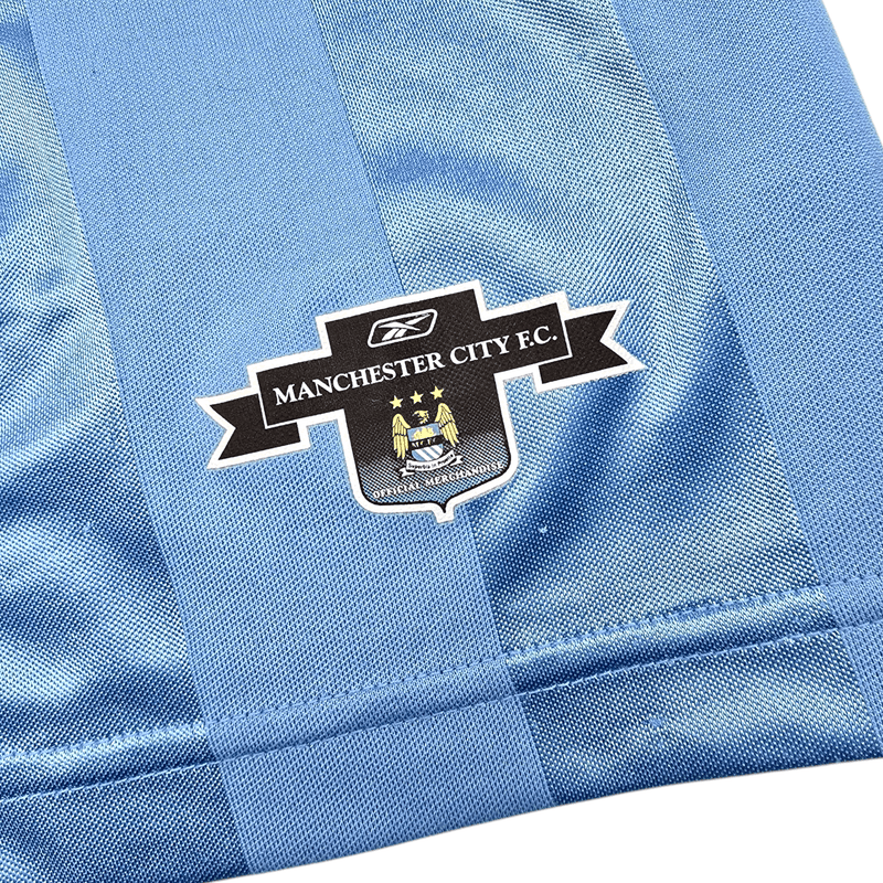 2003/04 Manchester City Home Football Shirt (XL) Reebok #9 Wanchope - Football Finery - FF300178