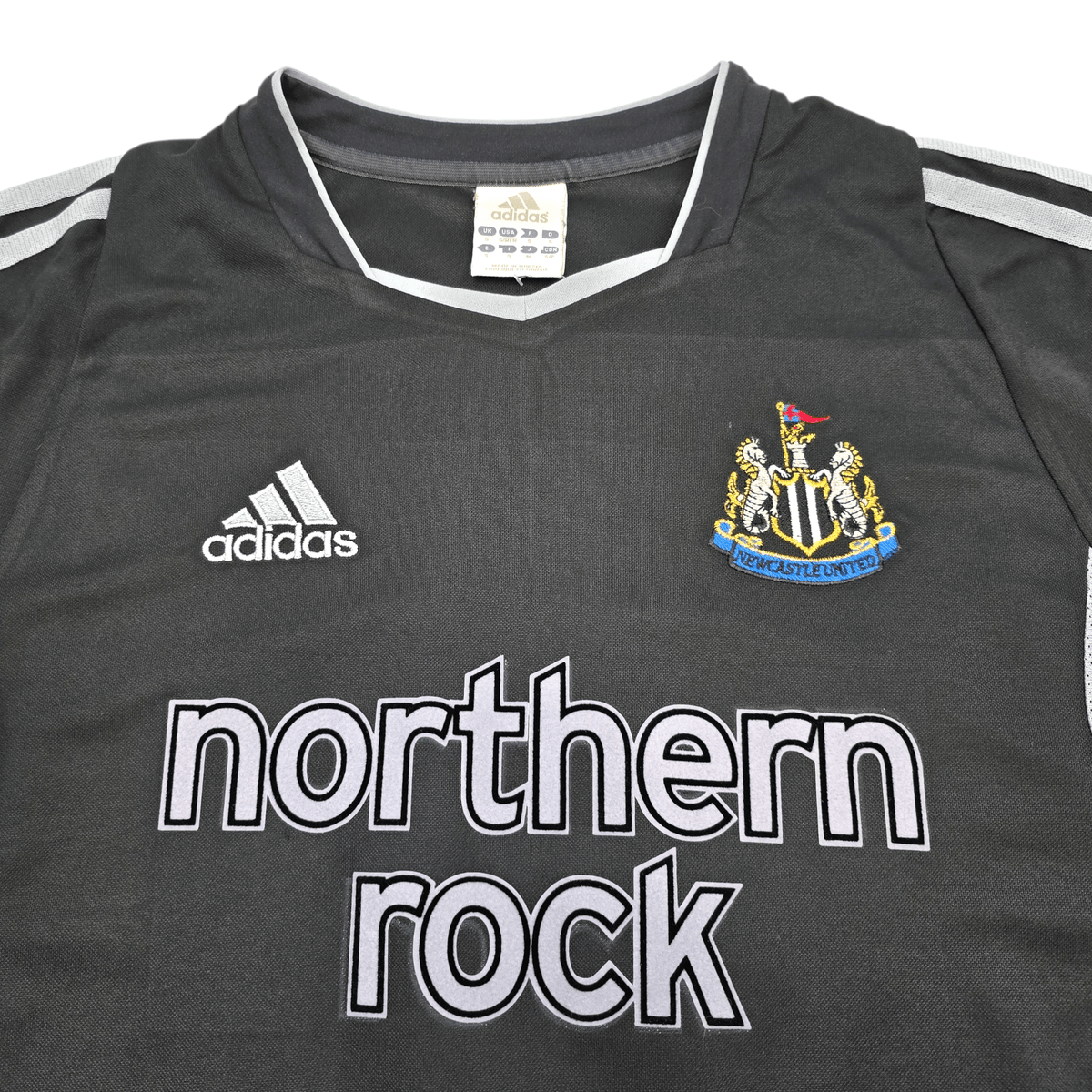 2003/04 Newcastle United Away Football Shirt (S) Adidas 20 Lualua - Football Finery - FF303879