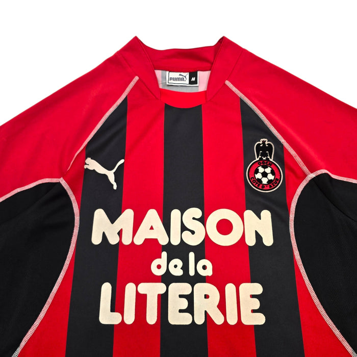 2003/04 Nice Home Football Shirt (M) Puma - Football Finery - FF304964